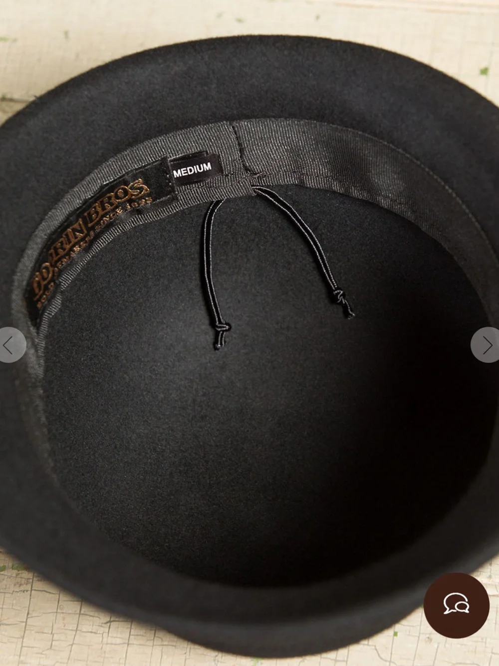 NWT Goorin Bros Ella Black Wool Bowler Hat